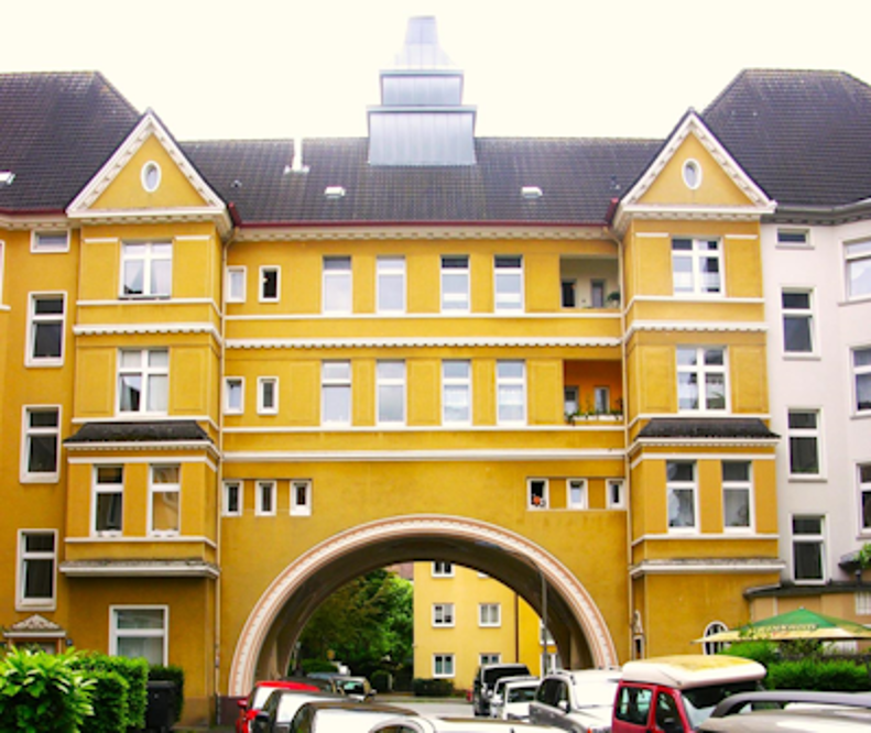 Der südliche Bogen in der Althoffstraße