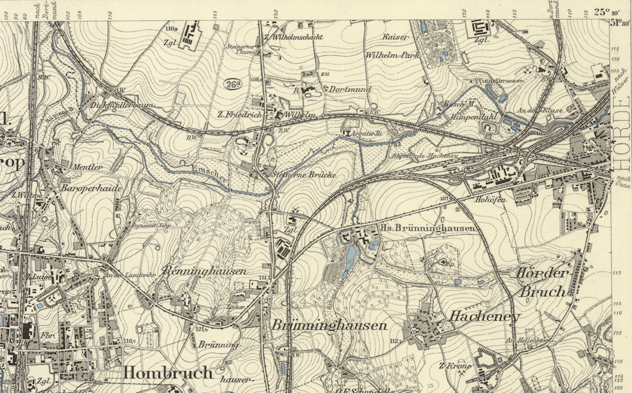 Industrialisierung im Dortmunder Süden um 1892